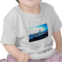 New York City Skyscrapers at Night Tee Shirt