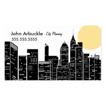 New York Cityscape Skyline Business Card