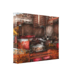 New York - Greenwich Village - Abstract city Gallery Wrap Canvas