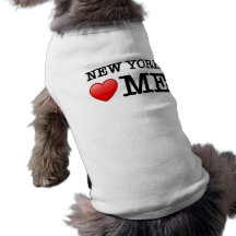 New York heart me Dog Clothing