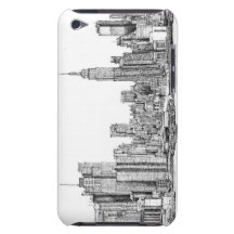 New York ink drawings Barely There iPod Cover
