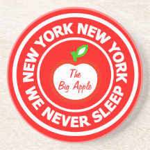 New York New York Drink Coasters