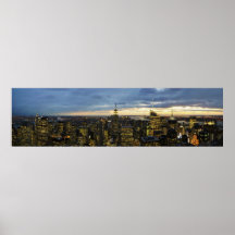 New York Panorama after a storm Posters