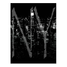 New York Postcard Cityscape New York Souvenir Card