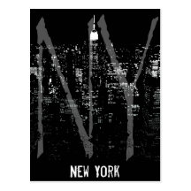 New York Postcard Cityscape New York Souvenir Card
