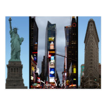 New York Postcard New York Landmark Souvenir Cards