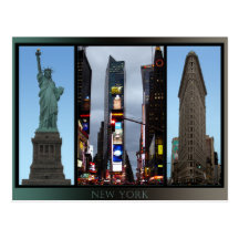 New York Postcard New York Landmark Souvenir Cards