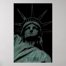 New York Poster Statue of Liberty New York Print