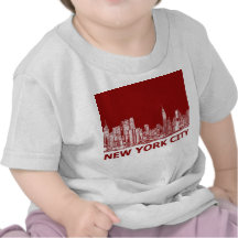New York red maroon Tshirt
