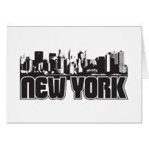 New York Skyline Greeting Cards