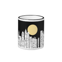 New York Skyline Silhouette Mug