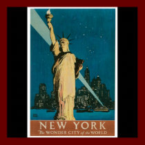 New York: The Wonder City of the World Poster posters