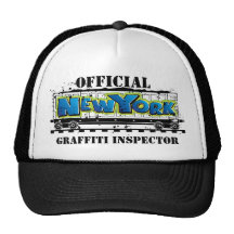 New York Train - Graffiti Inspector Mesh Hat
