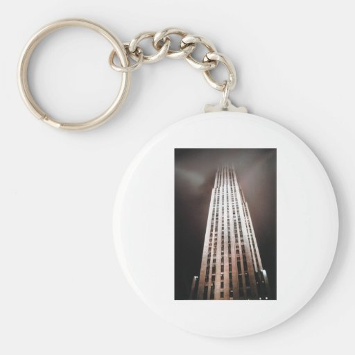New York USA Skyscraper architecture photograph Keychains