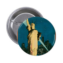 New York Wonder City of the World Pins