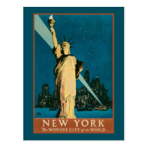 New York Wonder City of the World Postcards