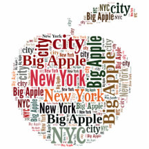 New York words cloud Photo Cutout