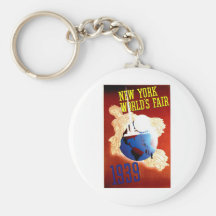 New York World's Fair Vintage Travel Ad Keychains