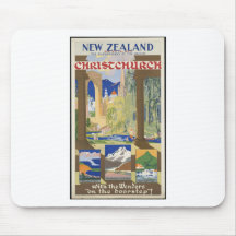 New Zealand Christchurch Mouse Pads