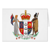 New Zealand Coat of Arms Greeting Card