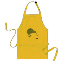 New Zealand Kiwi Yellow Apron