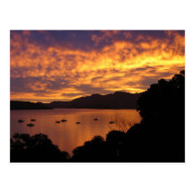 New Zealand Sunset Postcards