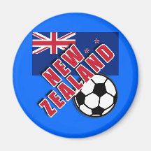 NEW ZEALAND World Soccer Fan Tshirts Refrigerator Magnets