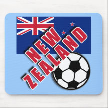 NEW ZEALAND World Soccer Fan Tshirts Mousepad