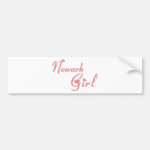 Newark Girl tee shirts Bumper Stickers
