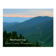 Newfound Gap - Great Smoky Mountains Postcard
