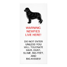 Newfoundland Dog Card Custom Rack Cards