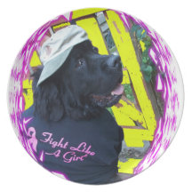 Newfoundland Fight like a girl Plate