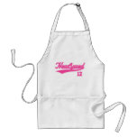 Newlywed 12 (Baseball Script Pink) Apron