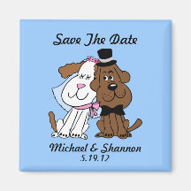Newlywed Dogs STD Magnet
