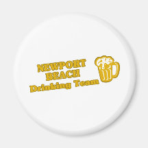 Newport Beach Drinking Team tee shirts Magnets