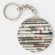 Newspapers Keychain