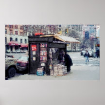 NEWSSTAND at BROADWAY and 75th Street - NEW YORK Poster