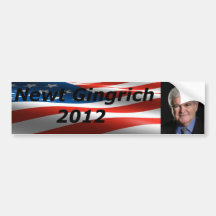 Newt Gingrich 2012 Bumper Sticker