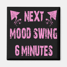 NEXT MOOD SWING 6 MINUTES FRIDGE MAGNET