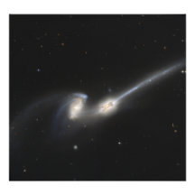 NGC 4676, also known as the Mice Galaxies Art Photo