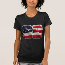 NH69flagwhite border T-shirt