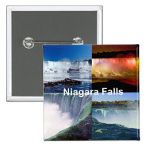 Niagara Falls New York Button