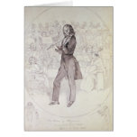 Niccolo Paganini , violinist Greeting Card