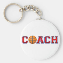 Nice Coach Basketball Insignia Keychains