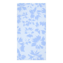 Nice light blue floral pattern. photo greeting card