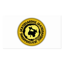 Nice Skateboarding Seal 2 Business Cards