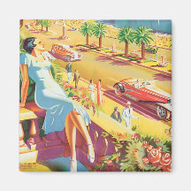 Nice Vintage Travel Poster Refrigerator Magnets