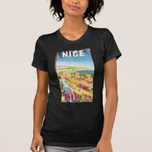 Nice Vintage Travel Poster Tshirts