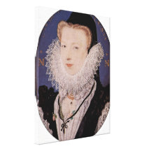 Nicholas Hilliard - Artists Wife Alice Brandom Stretched Canvas Prints