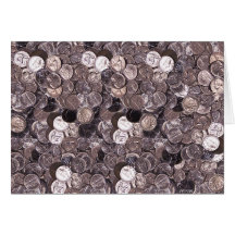Nickels Greeting Card